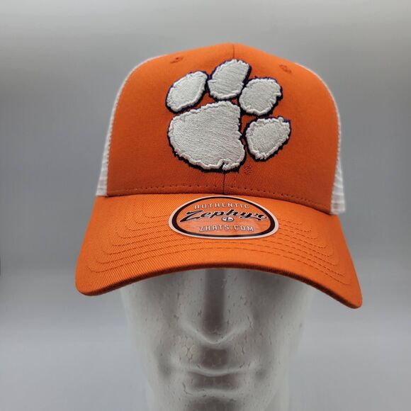 Zephyr Other - Zephyr Clemson Tigers Unisex Adult Trucker Hat Adjustable Hat Mesh Back Orange